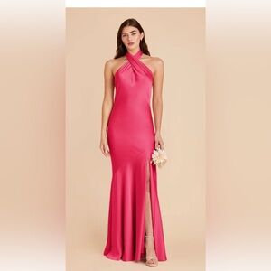 Birdey Grey, Stephanie dress, Fuchia pink xl